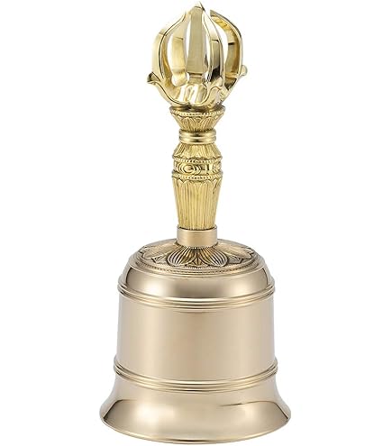 Amazon｜「真鍮製・金剛鈴」五鈷鈴 密教で使われる仏具 密教法具 寺院